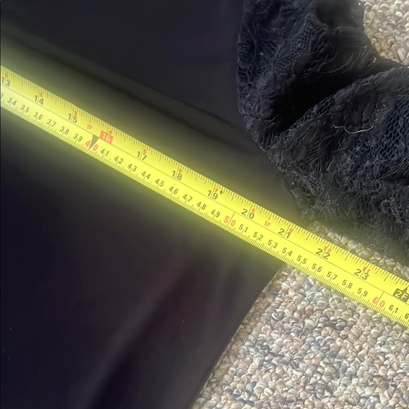 Torrid Black Ruched Ruffled Blouse - Picture 7 of 7